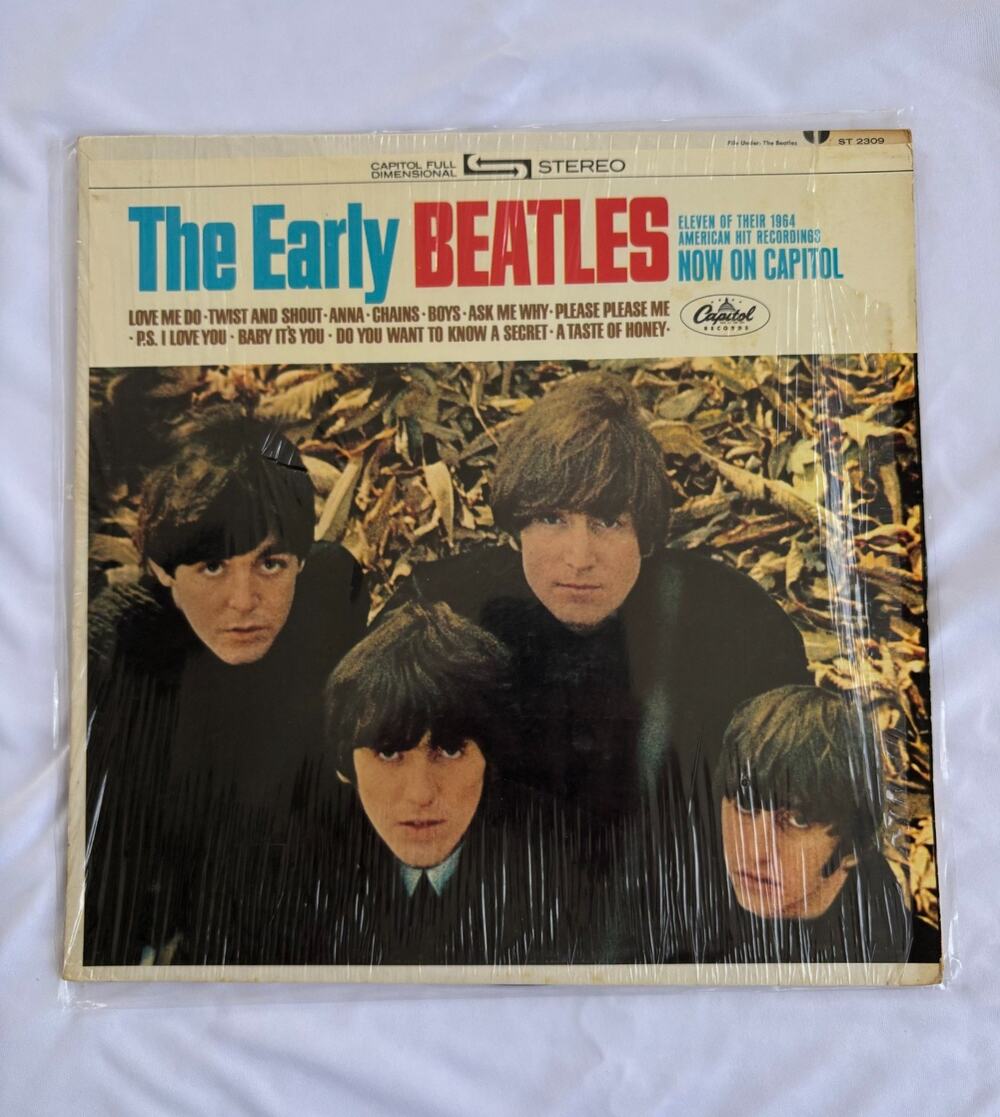 The Beatles Early Years LP Vinyl Record VG+ shrink Introducing vee jay Capitol